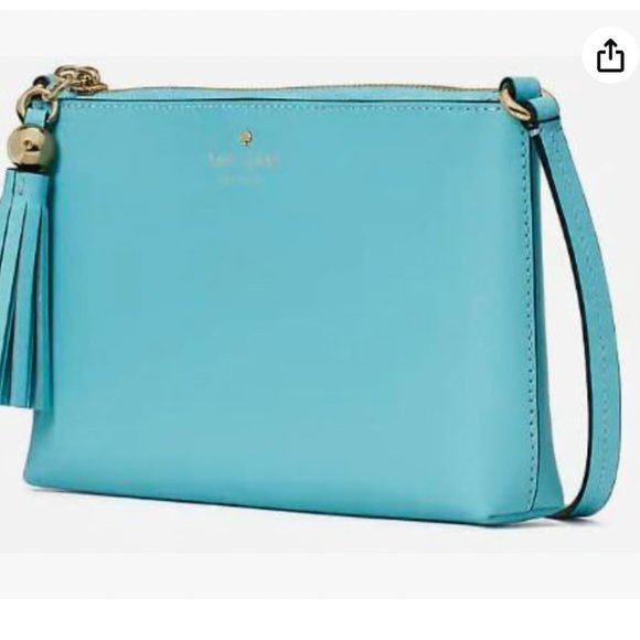 kate spade Ivy Street Amy Crossbody purse bag stone blue nwt - Picture 3 of 8